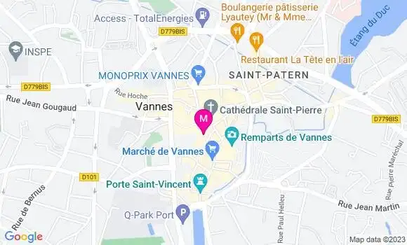 Localisation Restaurant  Le Tandem