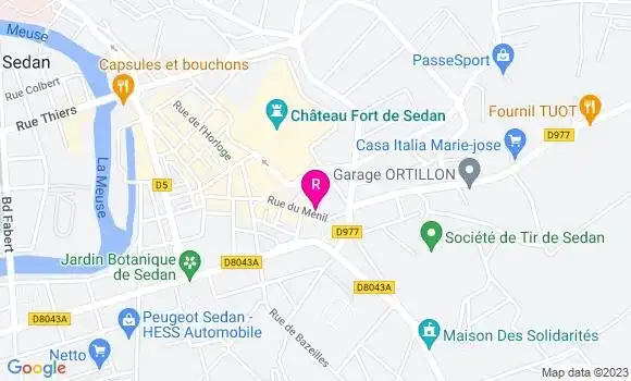 Localisation Restaurant  Le P