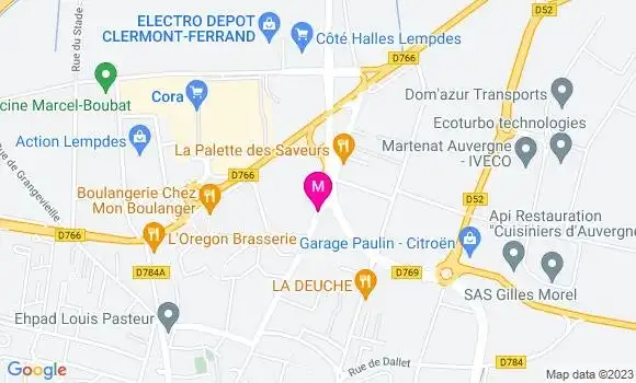 Localisation Restaurant  La Palette des Saveurs