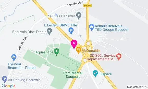 Localisation Restaurant  Au Comptoir