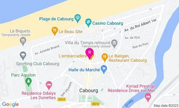 Localisation Restaurant  L