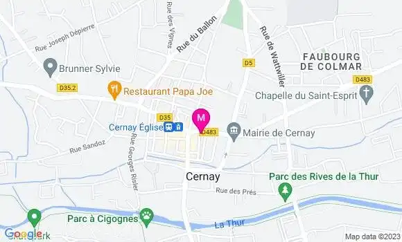 Localisation Restaurant  Chez Marianne