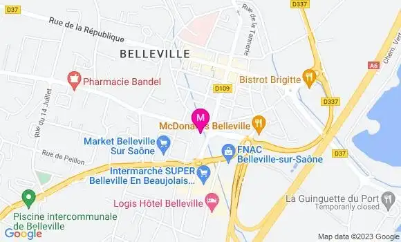 Localisation Café Le Singuliers