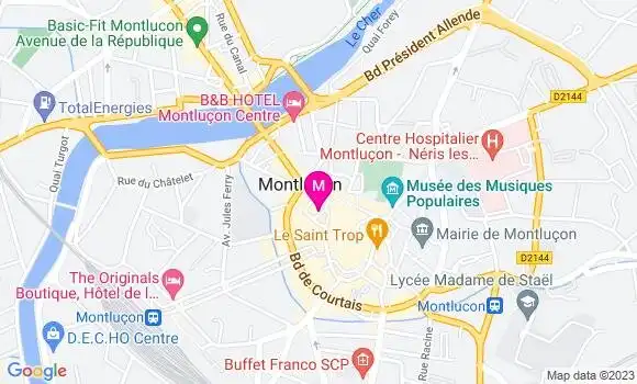Localisation Restaurant  La Cantine