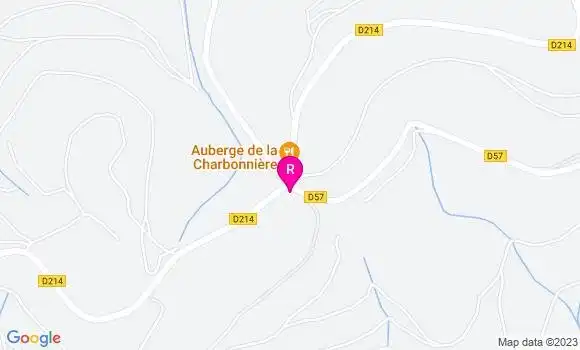 Localisation Auberge de la Charbonnière
