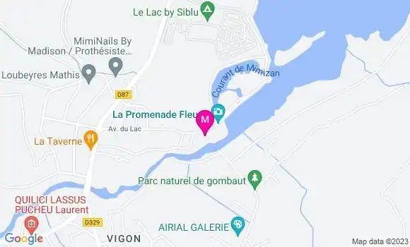 Localisation Restaurant  Au Bon Coin du Lac