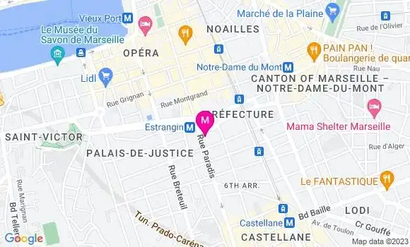 Localisation Restaurant  La Siest
