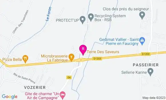 Localisation Restaurant Italien Terre des Saveurs