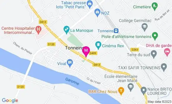 Localisation Restaurant  Le Chato