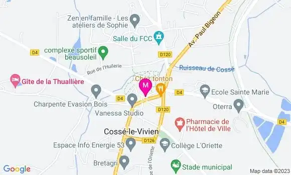 Localisation La Petite Brasserie