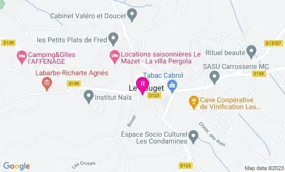 Localisation Restaurant  La Suite