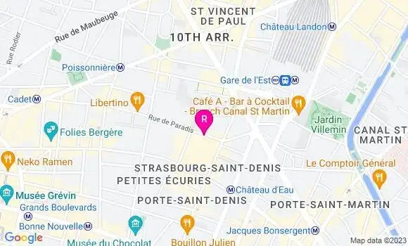 Localisation Restaurant  Chez Ann Paradis
