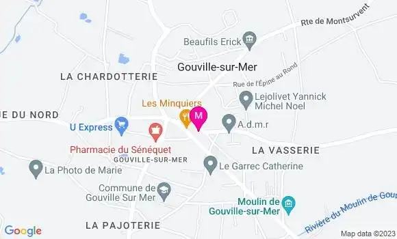 Localisation Restaurant  Le Gouvillais
