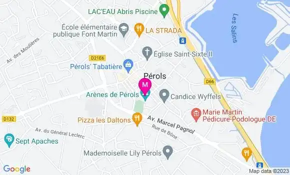Localisation Restaurant  Les Pères Peinards