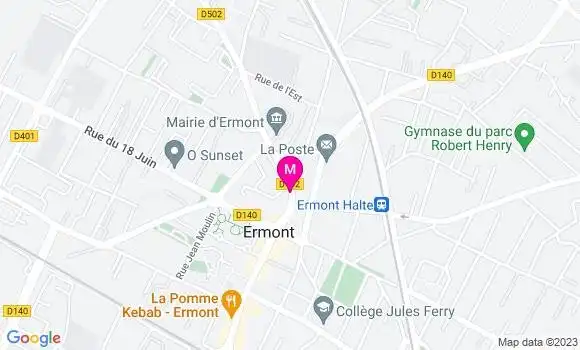 Localisation Restaurant Bar Le Saint Flaive