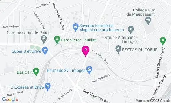 Localisation Restaurant Africain Sourire d