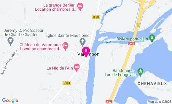 Localisation Brasserie des Rives de l