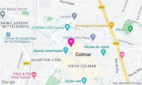 Localisation Restaurant Alsacien La Petite Alsace