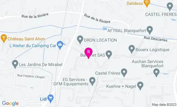 Localisation Restaurant  L