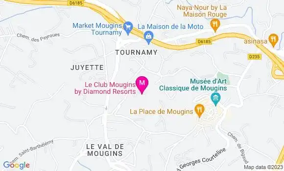 Localisation Restaurant  Le Club