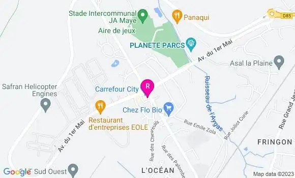 Localisation Restaurant  Au Noir et Blanc
