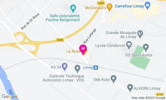 Localisation Restaurant Marocain Le Ryad