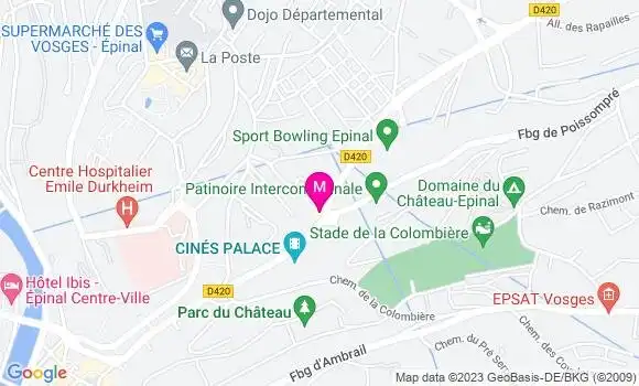 Localisation Restaurant  Les Coulisses
