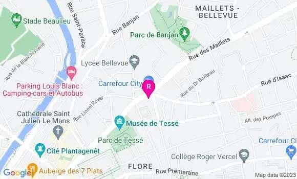 Localisation Restaurant  Chez Henri 1970