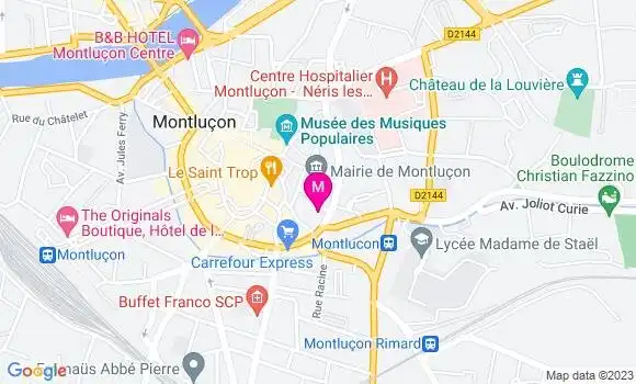 Localisation Restaurant  Le Chanzy