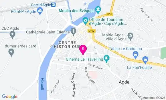 Localisation Restaurant  Le Cowboy