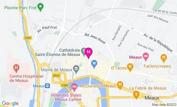 Localisation Brasserie L