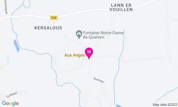 Localisation Restaurant  Aux Anges