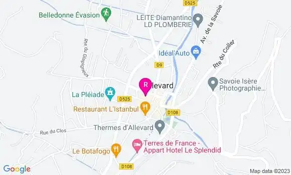 Localisation Restaurant  La Marie Jeanne