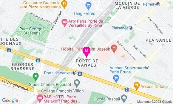 Localisation Brasserie Le Square