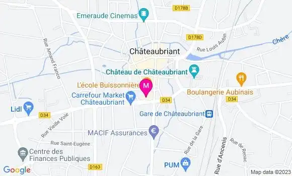 Localisation Restaurant  La Croisette