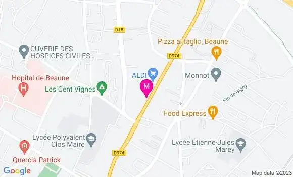 Localisation Pizzeria Keepkong