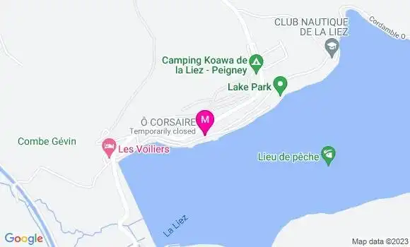 Localisation Restaurant  O Corsaire