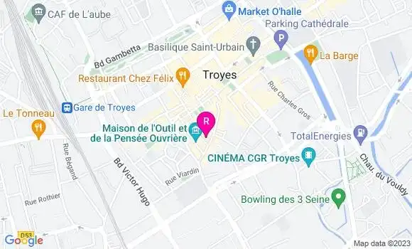 Localisation Restaurant  Chez Axelle