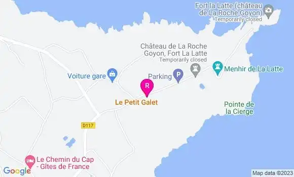 Localisation Crêperie Le Petit Galet
