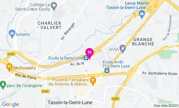 Localisation Restaurant  L