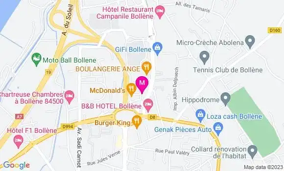 Localisation Restaurant Asiatique Royal d