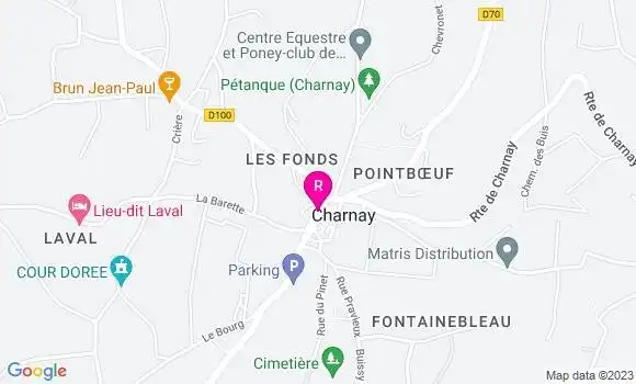 Localisation Auberge de la Bascule