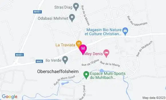 Localisation Restaurant Alsacien Au Bois Vert