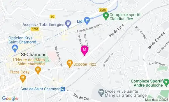 Localisation Restaurant  L