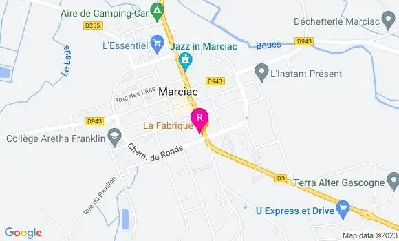 Localisation Restaurant  L