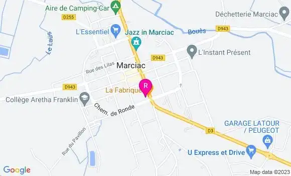 Localisation Restaurant  L