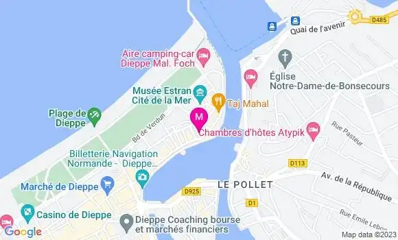 Localisation Restaurant  La Tour aux Crabes