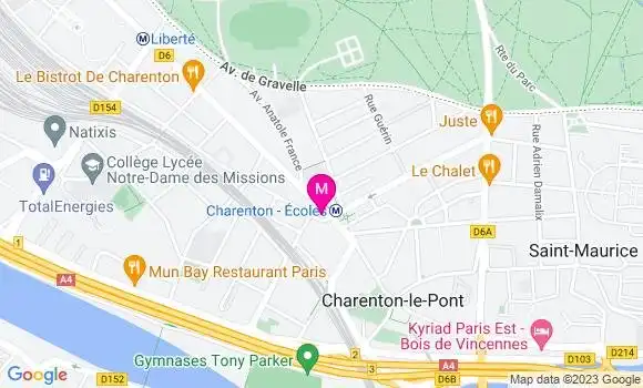Localisation Restaurant Bar Le Tabac des Ecoles