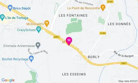 Localisation M Restaurant