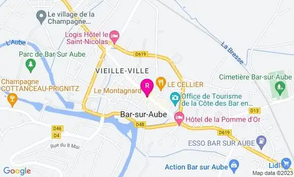 Localisation Restaurant  Le Montagnard